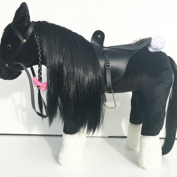 Premium pony toy with brush, hair clip and blanket - Picture 2 of 6